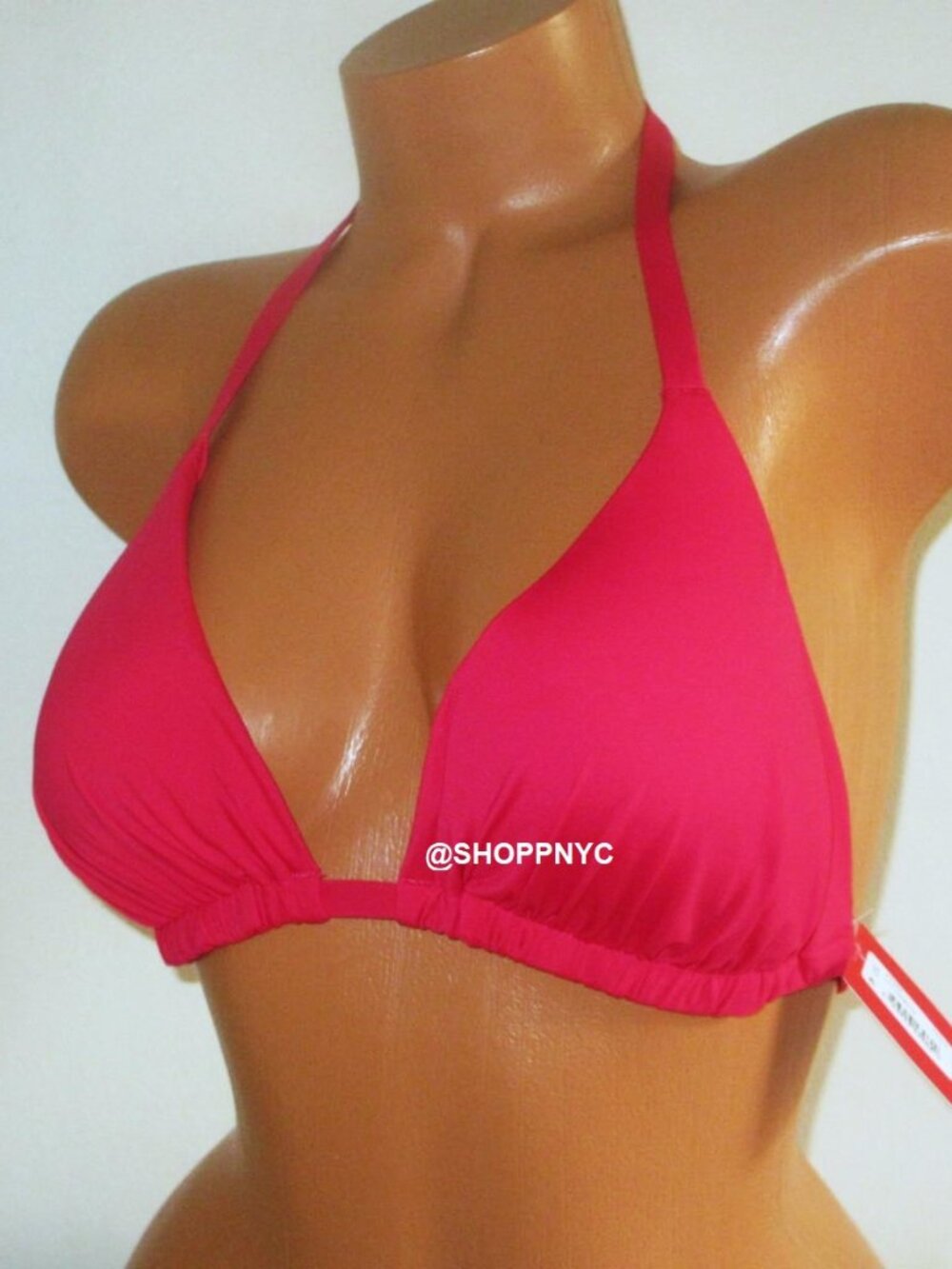 SPANX Swim TRIANGLE TOP Size Large Hibiscus Bikini Swim Top $88 34C 34D 36C 38B